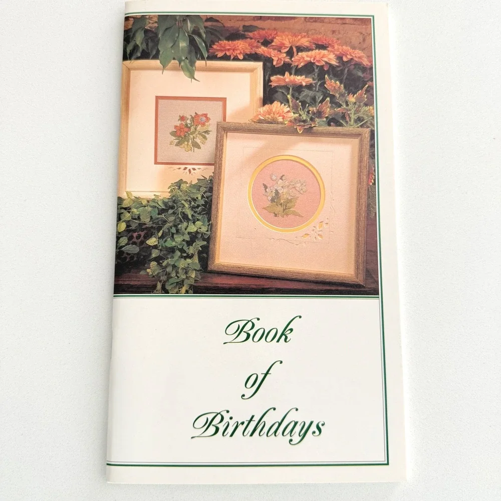 Lot of‎ 3 Vintage Cross Stitch Pattern Books Seasonal Scenes Book of Days